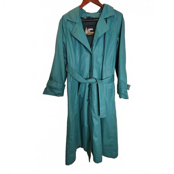 London Fog Jackets & Blazers - London Fog Women's Trench Coat - Teal